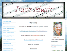 Tablet Screenshot of pacemusicservices.com